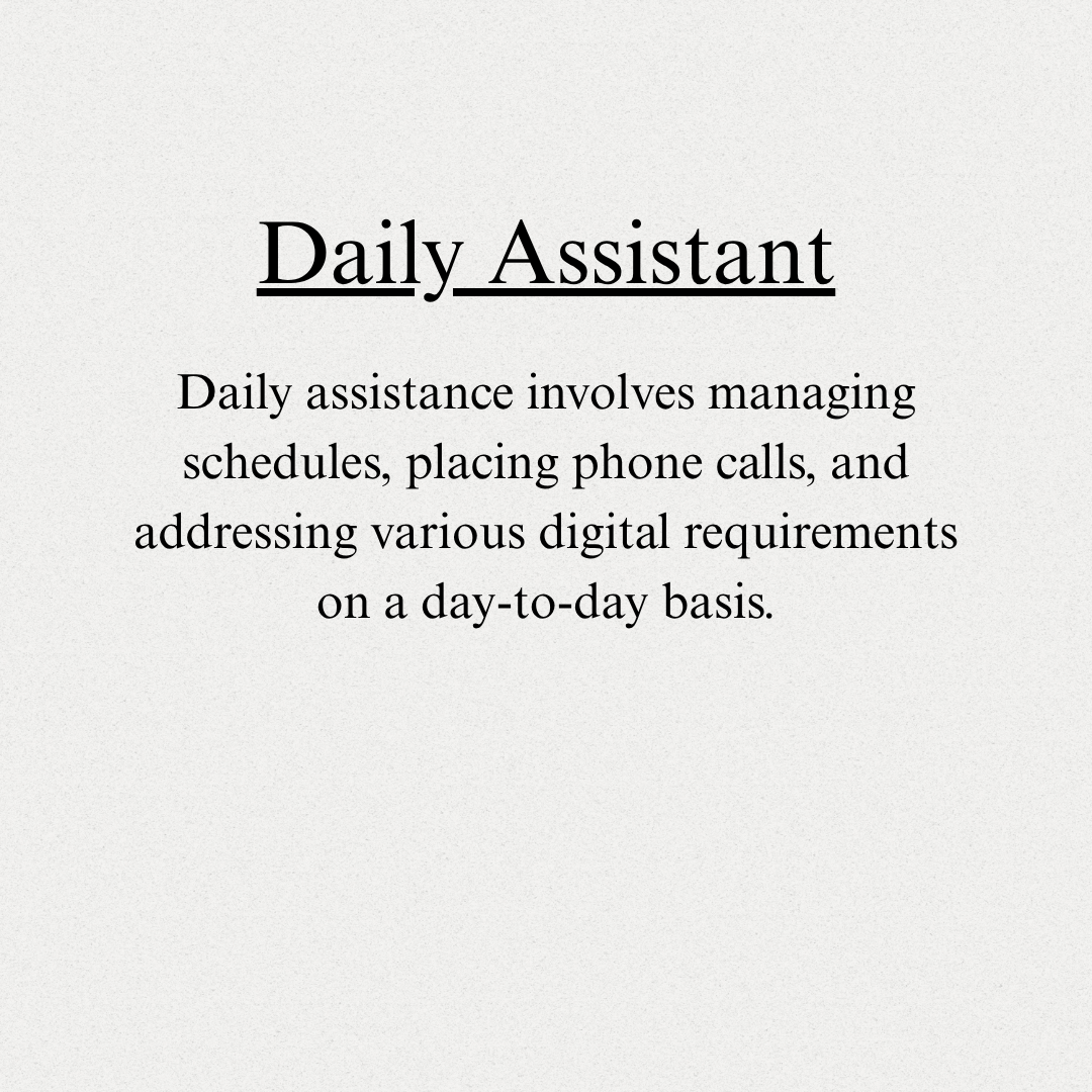 Personal Assistant