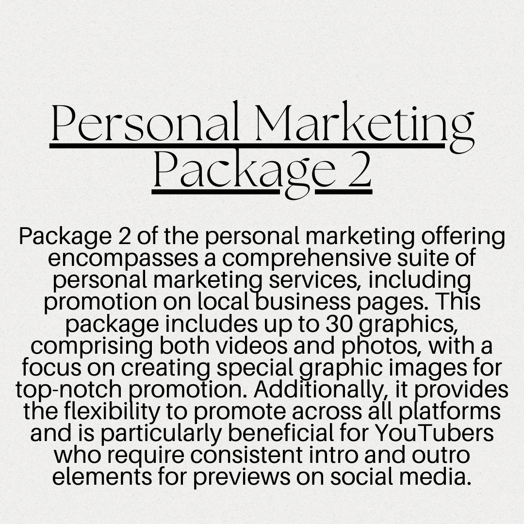 Personal Marketing