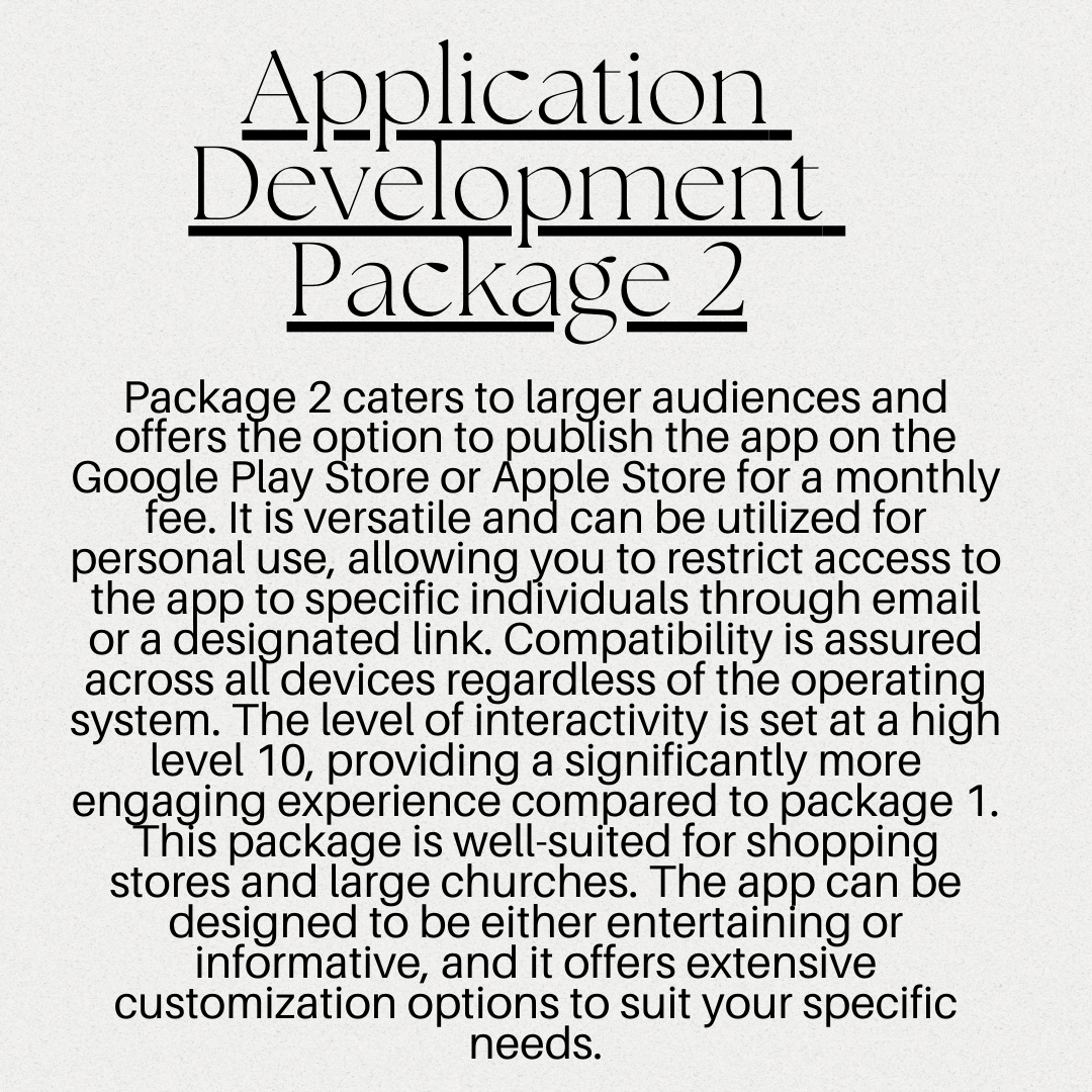 Application Development