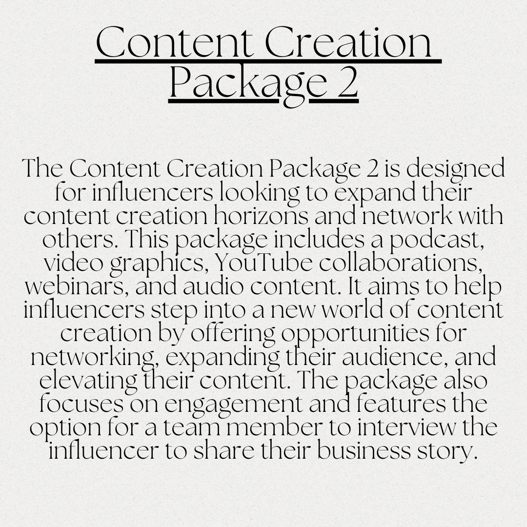 Content Creation